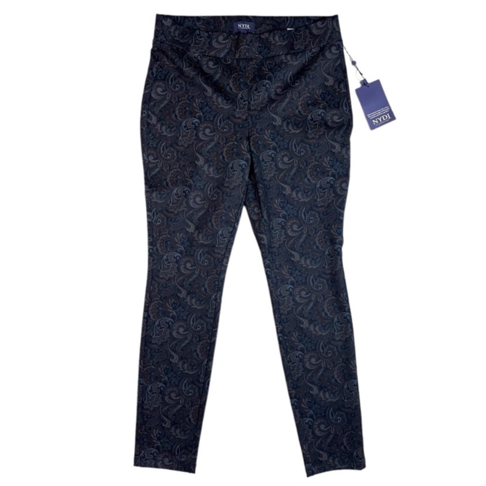 NYDJ Black Paisley Leggings